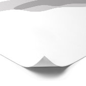 Illustration eines Raptor Dinosauriers, der Fußbal Poster (Ecke)