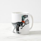 Illustration eines Raptor Food Kellners. Kaffeetasse (VorderseiteRechts)