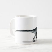 Illustration eines Raptor Food Kellners. Kaffeetasse (Vorderseite Links)