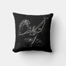 Illustration eines Rockmusikers