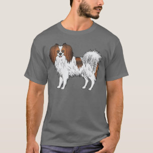 Illustration eines roten Sable-Phalène-Adorable-Ha T-Shirt