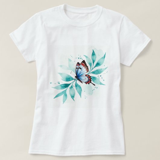 Illustration eines Schmetterlings T-Shirt (Design vorne)