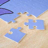 Illustration eines schnorchelnden Loch Ness Monste Puzzle (Seite)