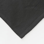 Illustration eines schwarzen Labrador-Hundes Fleecedecke (Ecke)