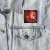 Illustration eines sich entwickelnden Embryos Button (Beispiel)
