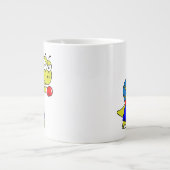Illustration eines Spinosaurus-Boxens. Jumbo-Tasse (Vorderseite)