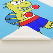 Illustration eines Spinosaurus-Boxens. Sherpadecke (3/4)