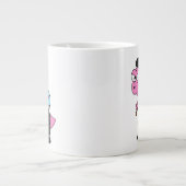 Illustration eines Spinosaurus-Bruce-Lees. Jumbo-Tasse (Vorderseite)