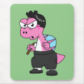 Illustration eines Spinosaurus-Bruce-Lees. Mousepad (Vorne)