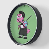 Illustration eines Spinosaurus-Bruce-Lees. Uhr (Winkel)