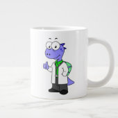 Illustration eines Spinosaurus-Doktors. Jumbo-Tasse (Rechts)