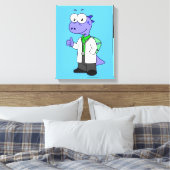 Illustration eines Spinosaurus-Doktors. Leinwanddruck (Insitu (Schlafzimmer))