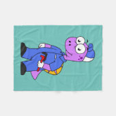 Illustration eines Spinosaurus-Klempners. Fleecedecke (Vorderseite (Horizontal))