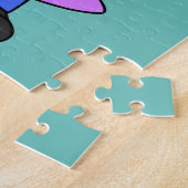 Illustration eines Spinosaurus-Klempners. Puzzle (Seite)