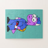 Illustration eines Spinosaurus-Klempners. Puzzle (Horizontal)