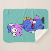 Illustration eines Spinosaurus-Klempners. Sherpadecke (Vorderseite (Horizontal))