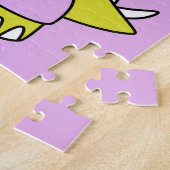 Illustration eines Stegosaurus, der Karate praktiz Puzzle (Seite)