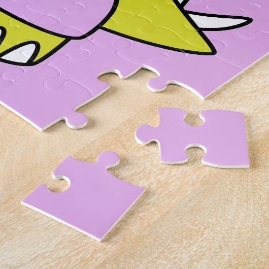 Illustration eines Stegosaurus, der Karate praktiz Puzzle (Seite)