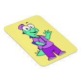 Illustration eines Stegosaurus-Krankenschwesters. Magnet (Rechte Seite)