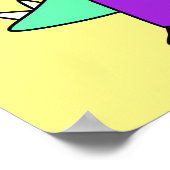 Illustration eines Stegosaurus-Krankenschwesters. Poster (Ecke)