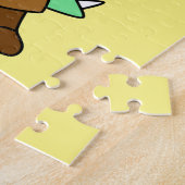 Illustration eines Stegosaurus-Pirates, Jack-Sparr Puzzle (Seite)