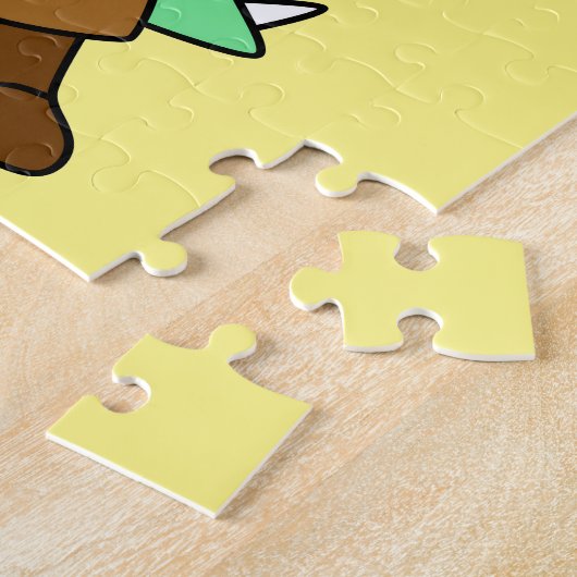 Illustration eines Stegosaurus-Pirates, Jack-Sparr Puzzle (Seite)