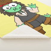 Illustration eines Stegosaurus-Pirates, Jack-Sparr Sherpadecke (3/4)