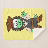 Illustration eines Stegosaurus-Pirates, Jack-Sparr Sherpadecke (Vorderseite (Horizontal))