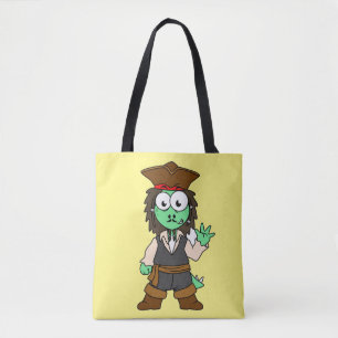 Illustration eines Stegosaurus-Pirates, Jack-Sparr Tasche