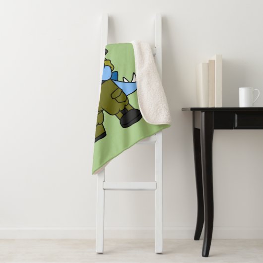 Illustration eines Stegosaurus Soldiers. Sherpadecke (Beispiel)