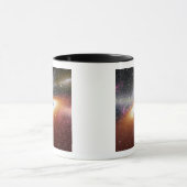 Illustration eines supermassiven schwarzen Lochs Tasse (Zentrum)