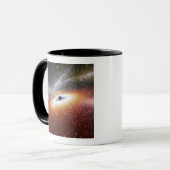 Illustration eines supermassiven schwarzen Lochs Tasse (Vorderseite Links)