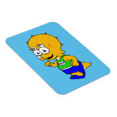 Illustration eines Triceratops Runners. Magnet (Rechte Seite)