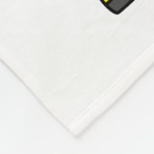 Illustration eines Tyrannosaurus Rex Feuerwehrmann Fleecedecke (Ecke)