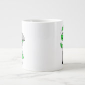 Illustration eines Tyrannosaurus Rex Food Kellners Jumbo-Tasse (Vorderseite)