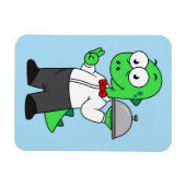 Illustration eines Tyrannosaurus Rex Food Kellners Magnet (Horizontal)