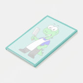 Illustration eines Tyrannosaurus Rex Metzgers. Post-it Klebezettel (angewinkelt)