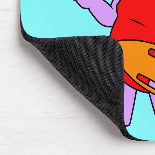 Illustration eines Tyrannosaurus Rex Rettungsschwi Mousepad (Ecke)