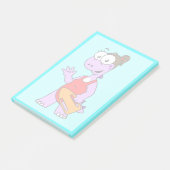 Illustration eines Tyrannosaurus Rex Rettungsschwi Post-it Klebezettel (angewinkelt)