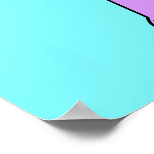 Illustration eines Tyrannosaurus Rex Rettungsschwi Poster (Ecke)