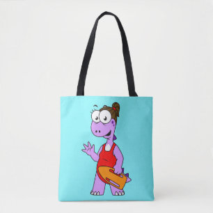 Illustration eines Tyrannosaurus Rex Rettungsschwi Tasche