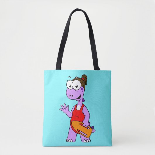 Illustration eines Tyrannosaurus Rex Rettungsschwi Tasche (Vorderseite)