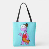 Illustration eines Tyrannosaurus Rex Rettungsschwi Tasche (Rückseite)