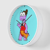 Illustration eines Tyrannosaurus Rex Rettungsschwi Uhr (Winkel)