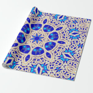 Illustration eines Vintage-Hintergrunds mit wertvo Geschenkpapier