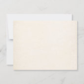 Illustration Elegant dinner table  Einladung (Rückseite)