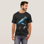 Illustration Fisch Meerforelle T-Shirt (Vorne ganz)