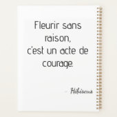 Illustration florale rose planer (Rückseite)