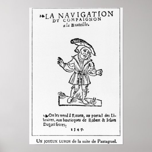 Illustration from 'Pantagruel' Poster (Vorne)