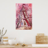 Illustration für das Buch Neil Gaiman Poster (Küche)